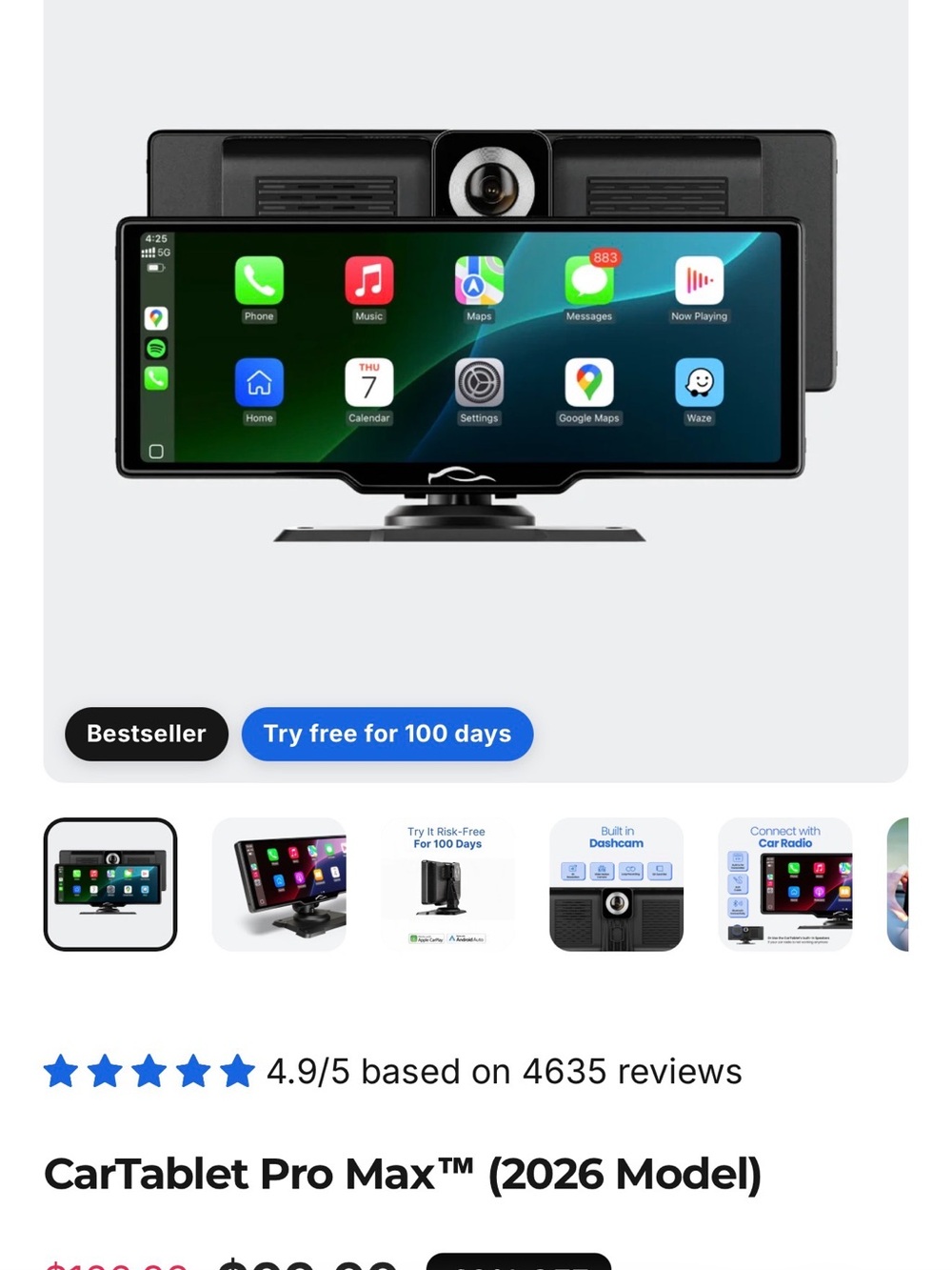 Car tablet - Picture 3 of 4